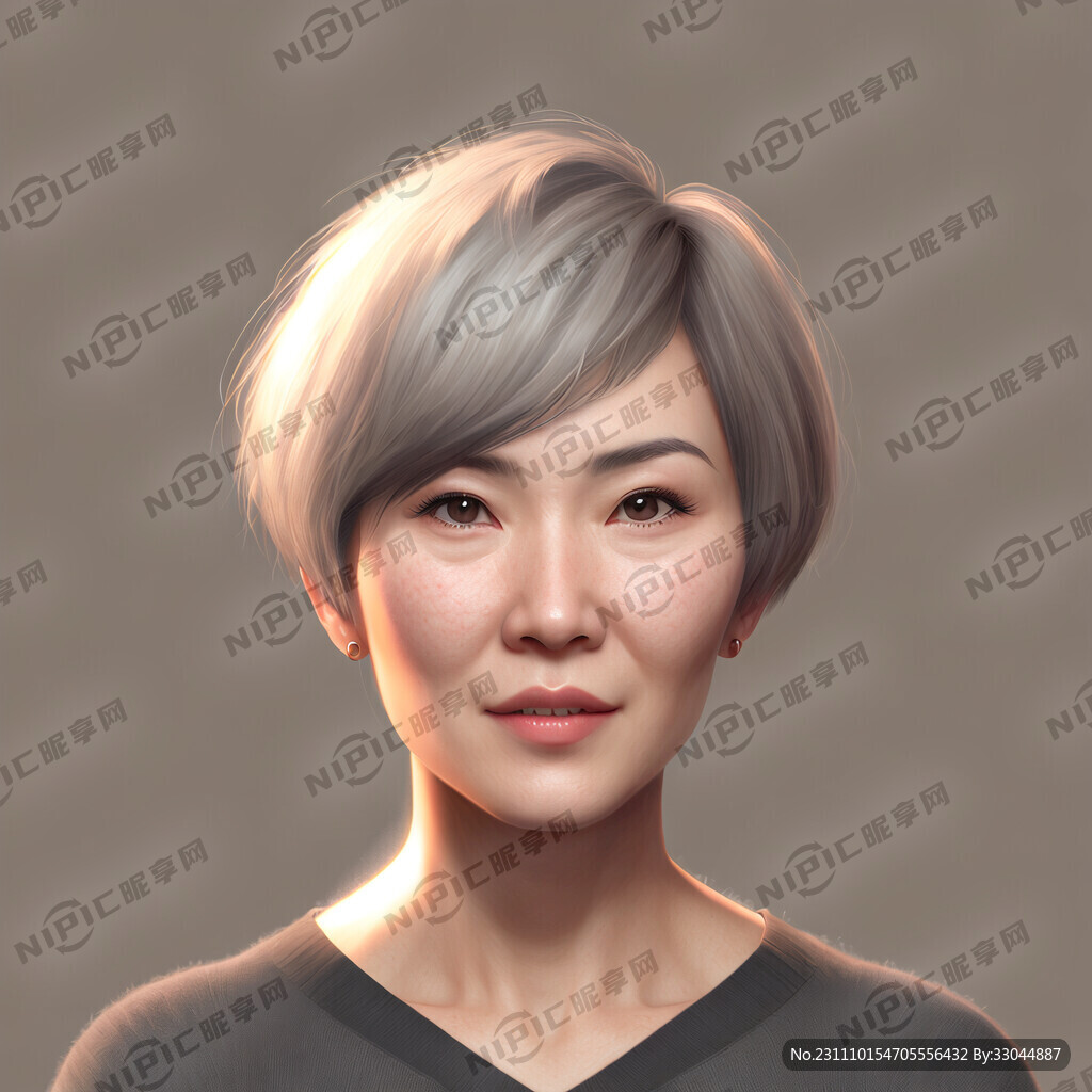 38岁的短发女人