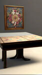乒乓桌，最高画质杰作，华丽高光，3D风格