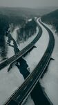 公路雪景