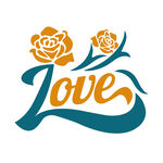 LOVE 玫瑰 logo