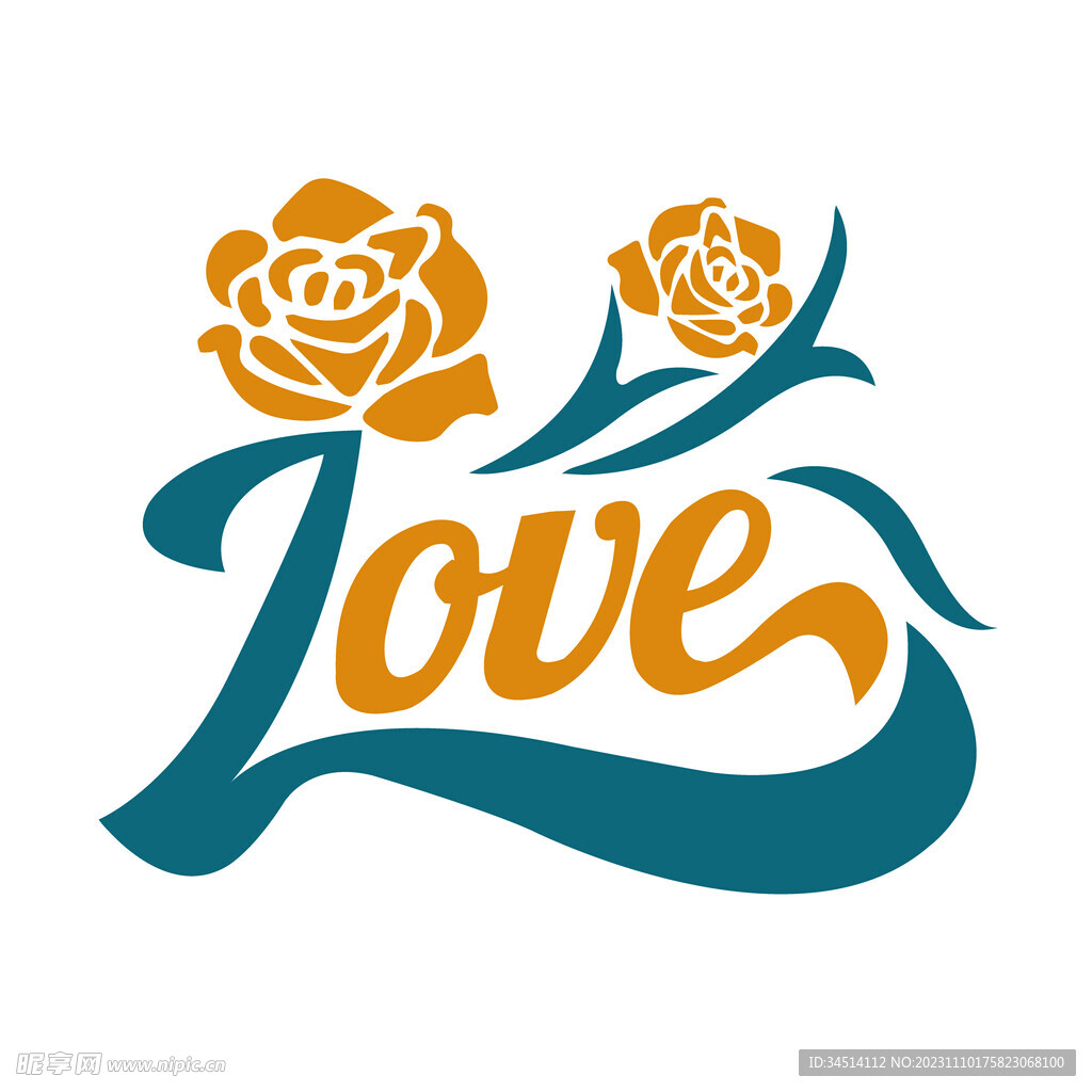 LOVE 玫瑰 logo