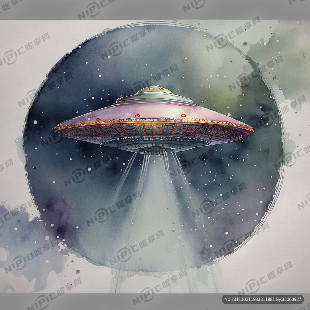 手推飞碟 中国风