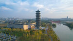 扬州中国大运河博物馆秋天