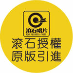 ROCK滚石黄色logo