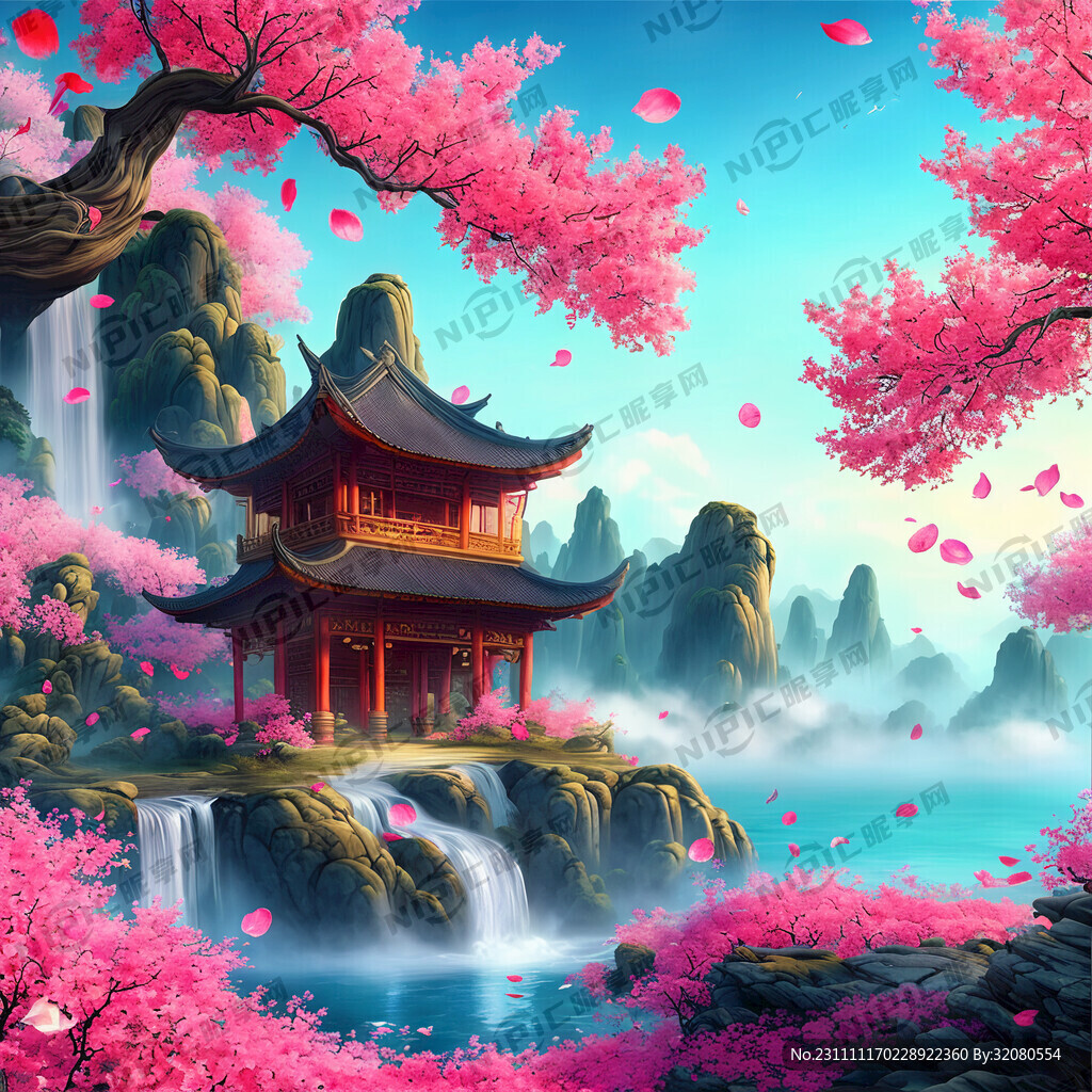 游戏梦幻唯美新中式风景 超高清