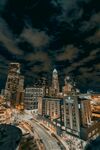 高楼大厦夜景