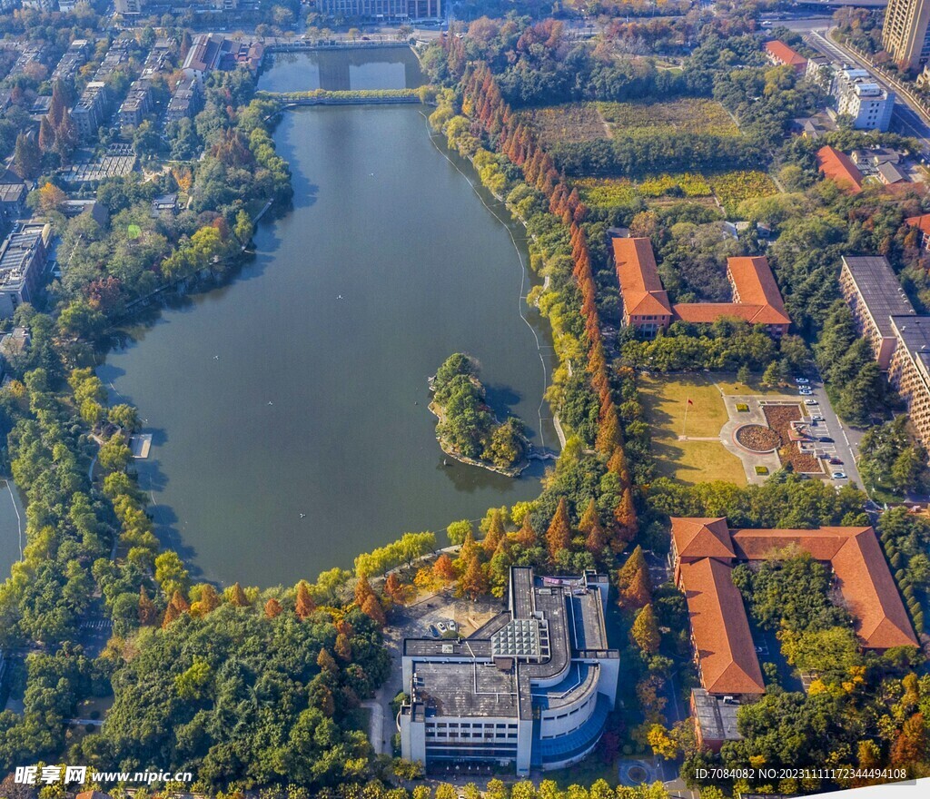 华家池全景图