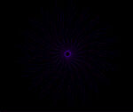 紫色星空放射线