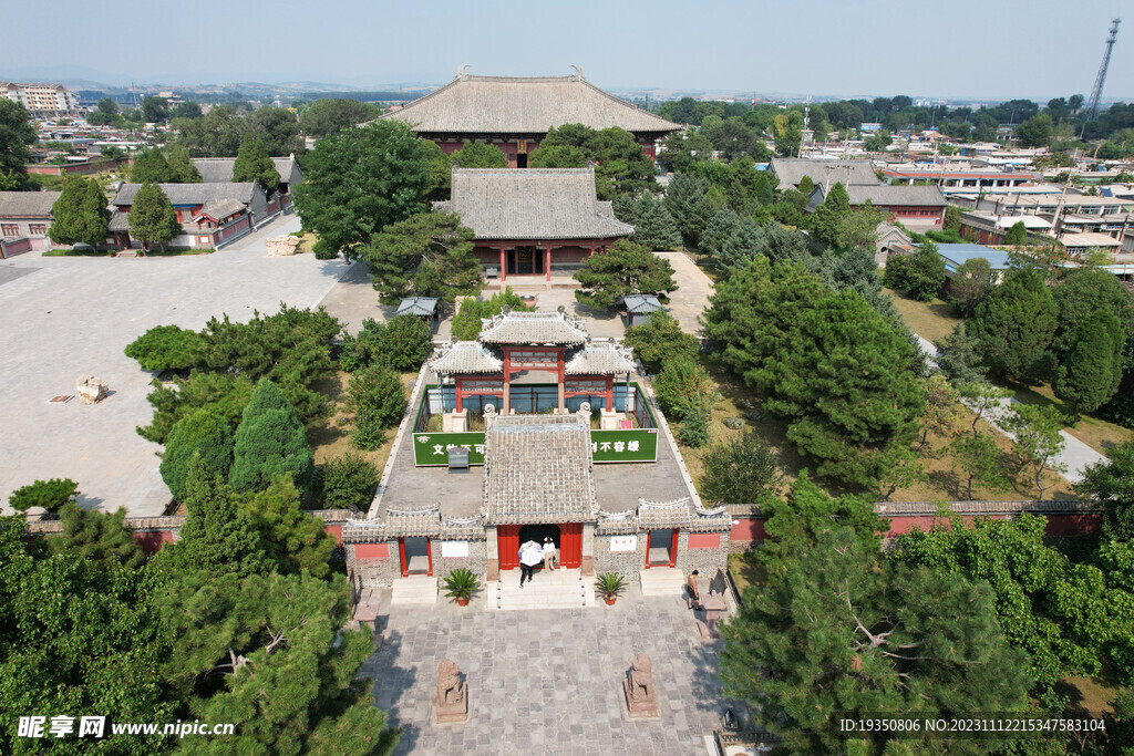 义县奉国寺建筑航拍