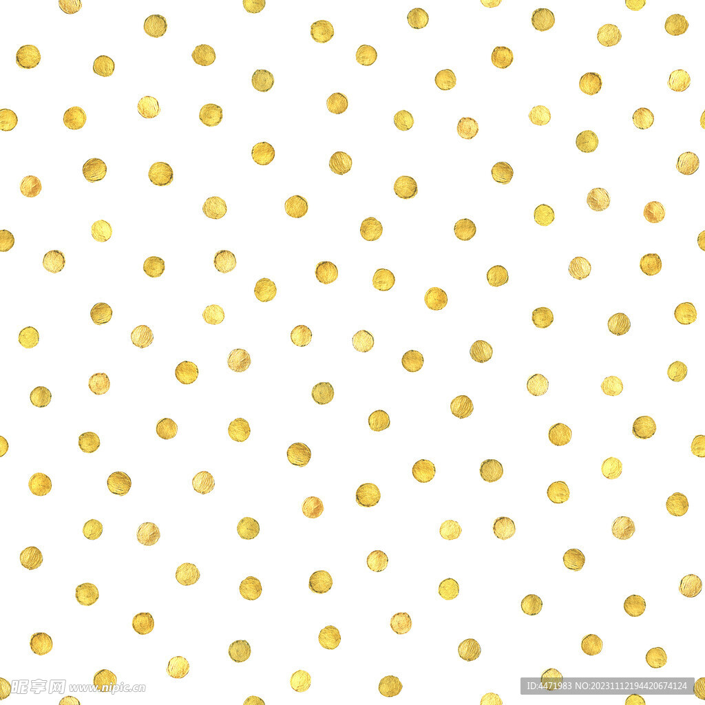 金色波点纹理