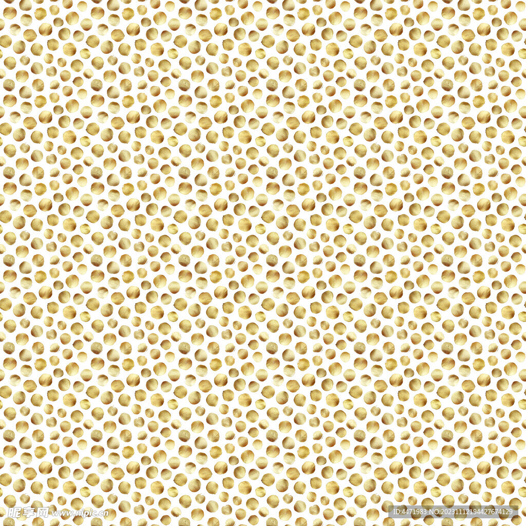 金色波点纹理
