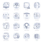 web网页图标UX用户体验图标