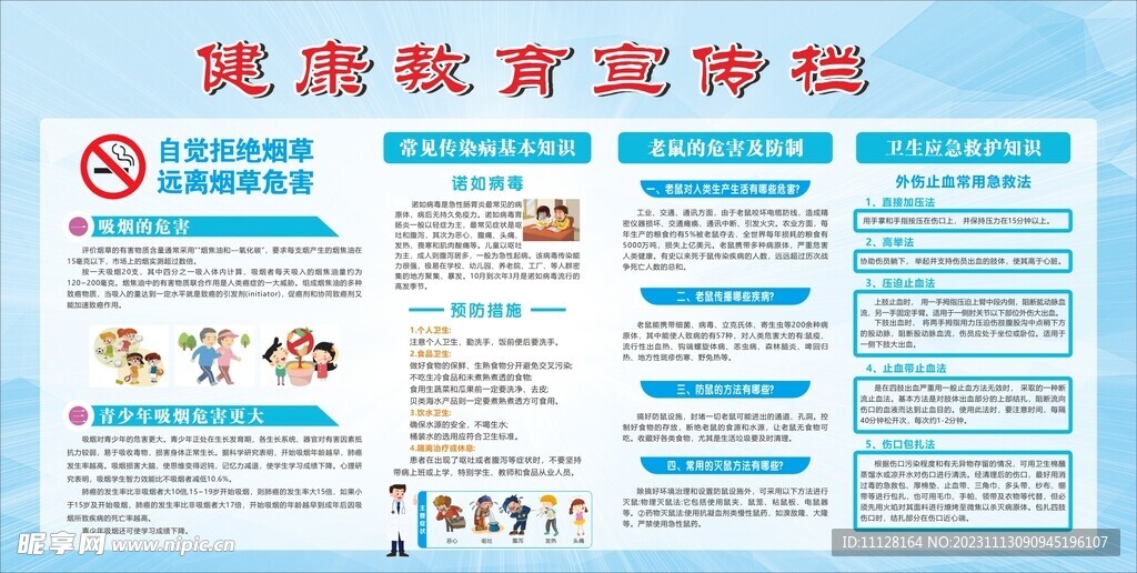 健康教育宣传栏 