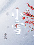 小雪海报