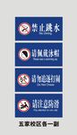 游泳馆标识标牌
