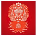 剪纸脸谱
