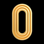 金属数字0