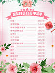 美甲菜单
