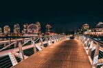 城市桥梁夜景