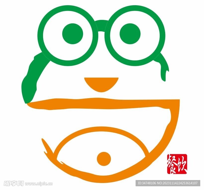 青蛙餐饮logo