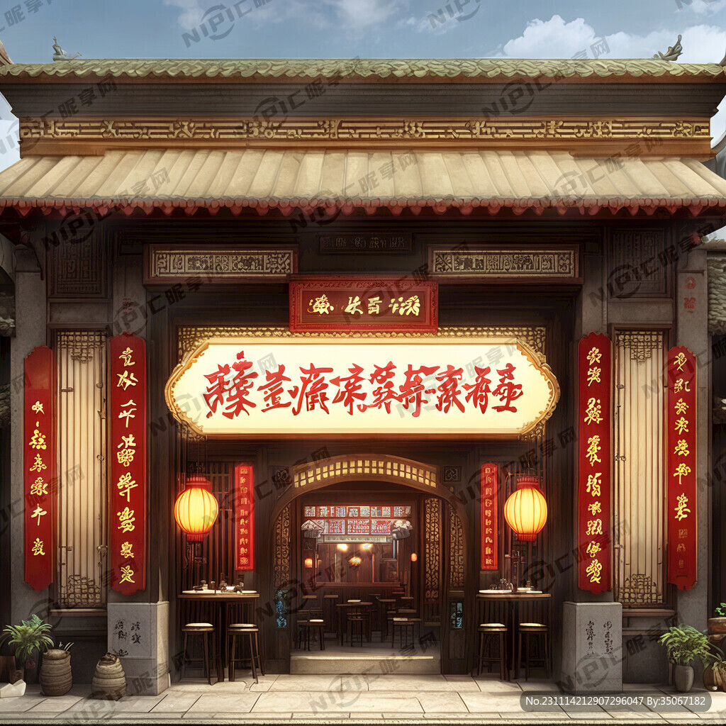 云南餐厅门头设计图
