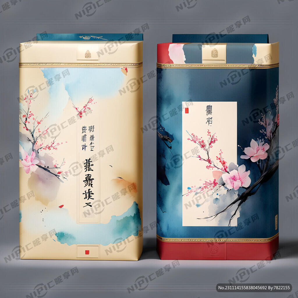 电子产品中国风包装