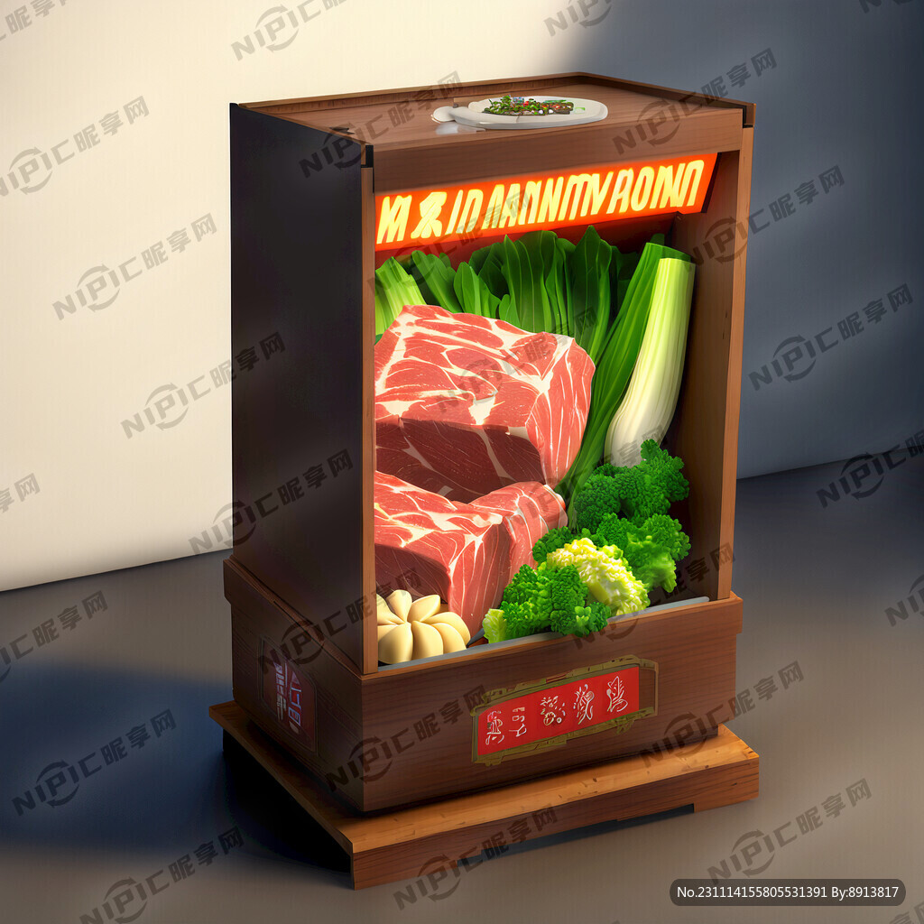 涮羊肉点餐灯箱