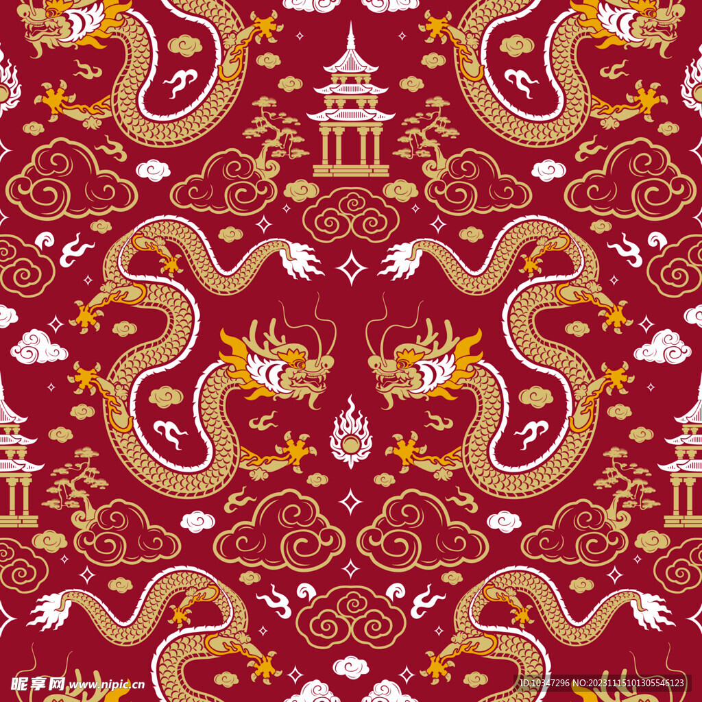 龙剪影  