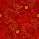 龙剪影 