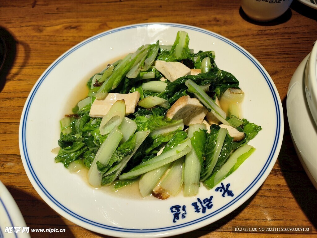 白菜煎豆腐