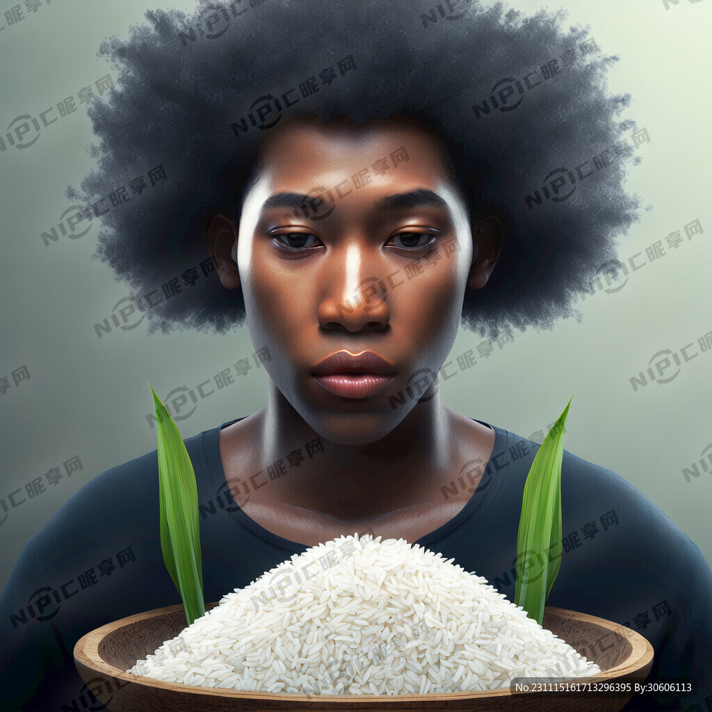 水稻 突出大米