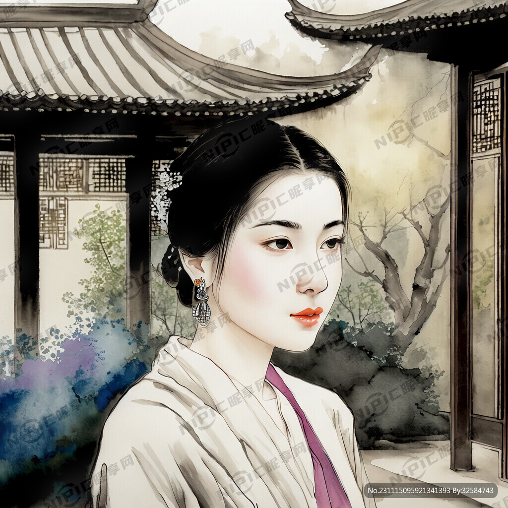 中式院子内