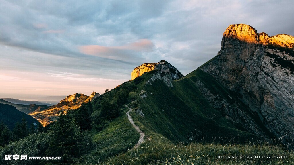  甘愿夕阳风景