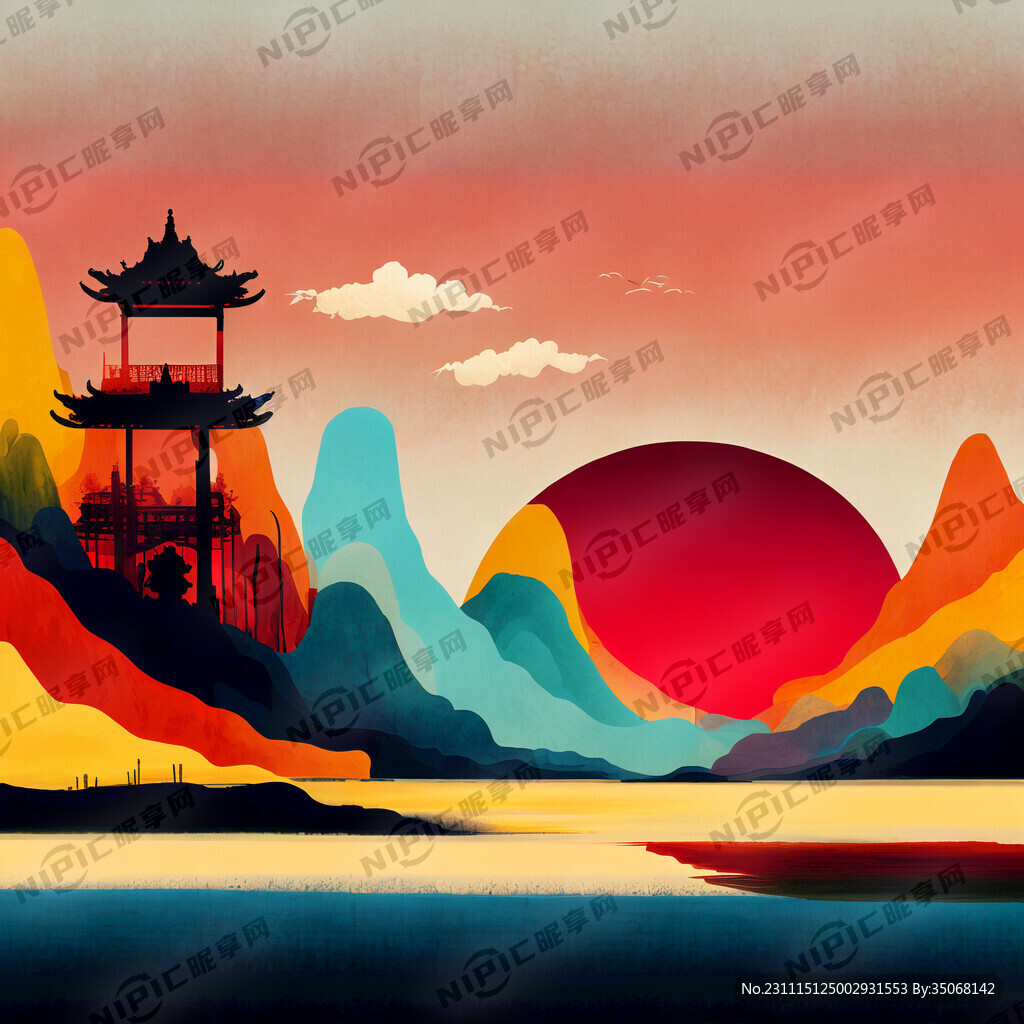 抽象 晕染 装饰画