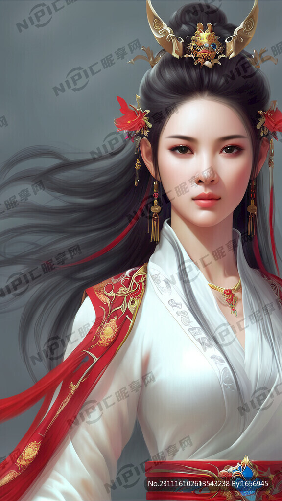 骏马美女
