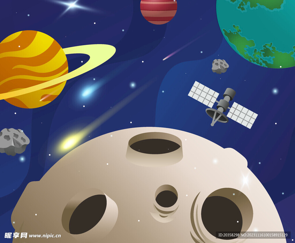 星球宇宙背景