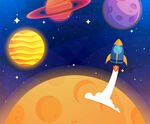 星球宇宙背景