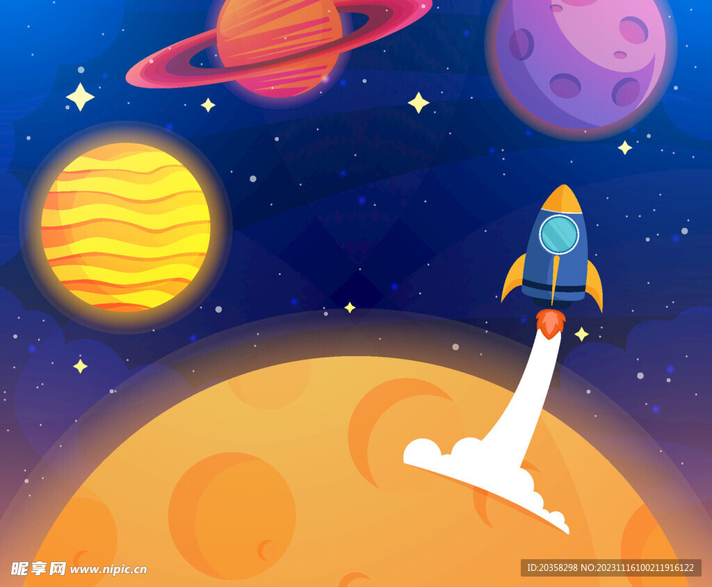 星球宇宙背景