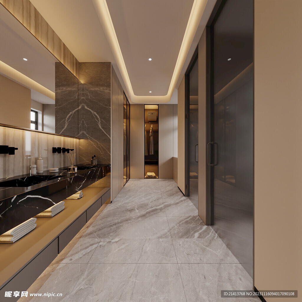 卫生间浴室摄影图__室内摄影_建筑园林_摄影图库_昵图网