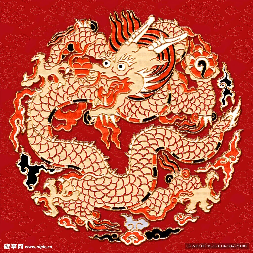 传统龙纹样