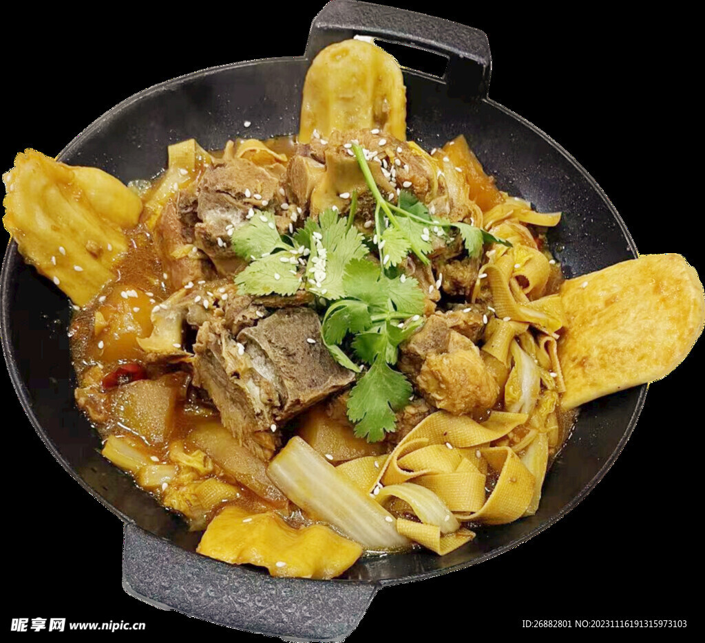 地锅排骨