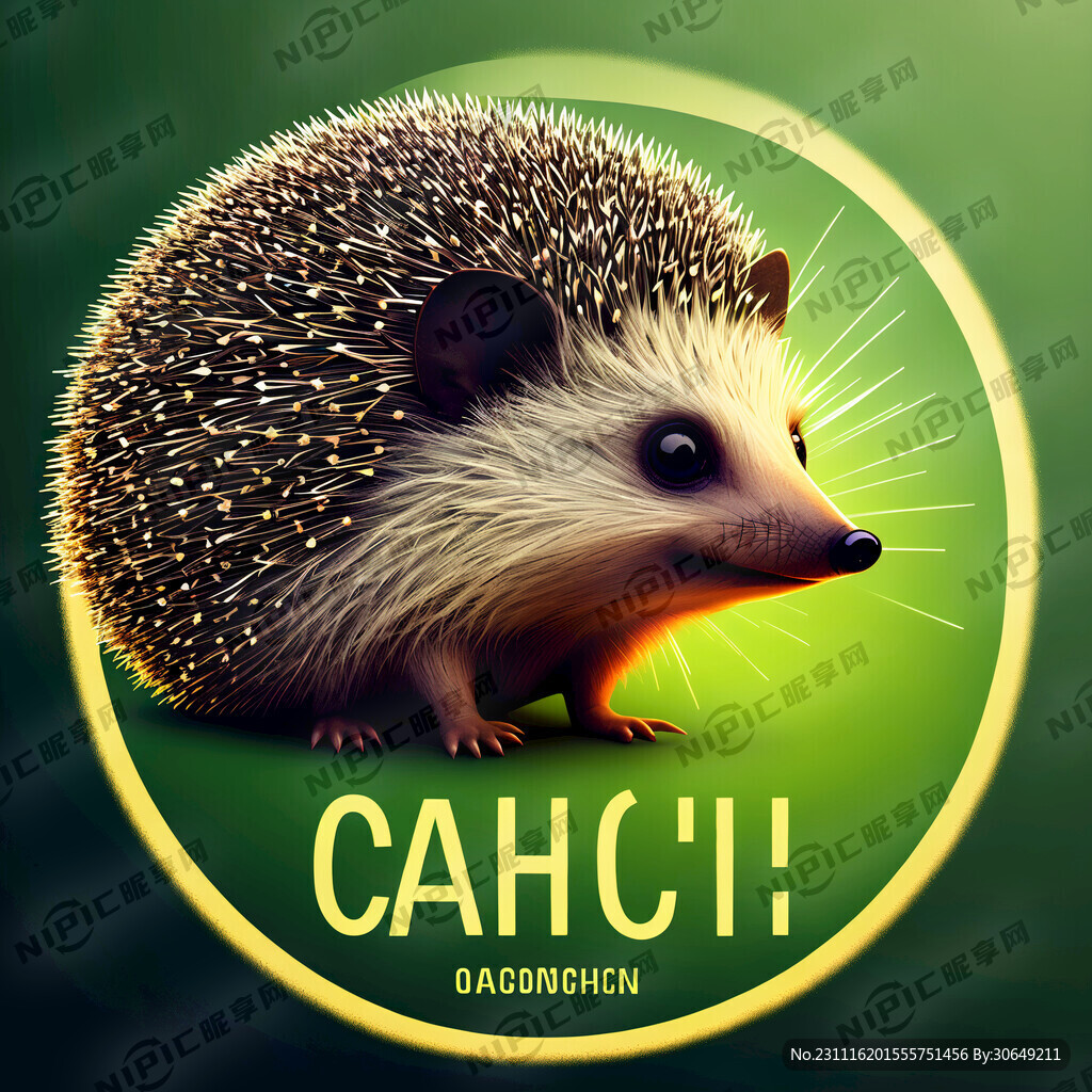 创作一个名称是生态刺猬的品牌标