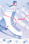 小雪海报