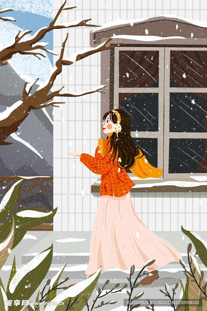 小雪海报
