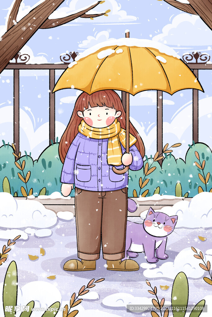 小雪海报