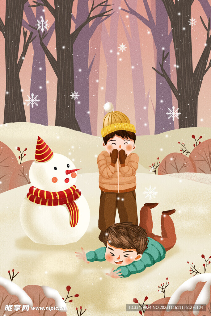 小雪海报