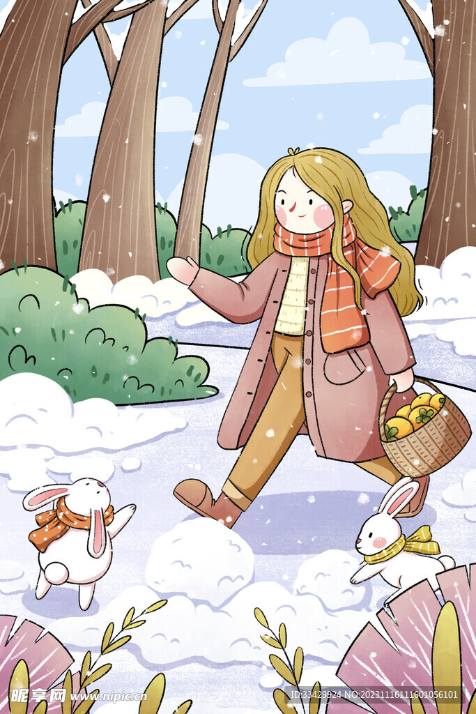 小雪海报