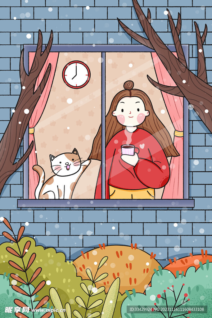 小雪海报