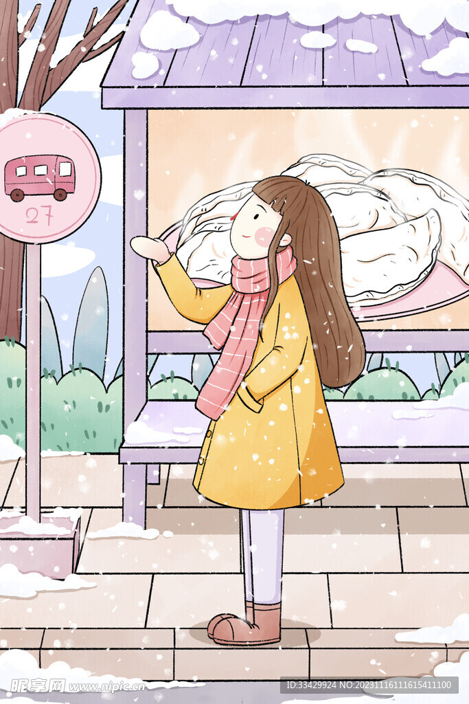 小雪海报