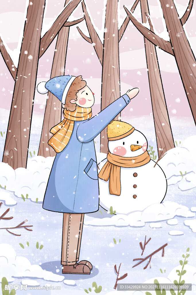 小雪海报